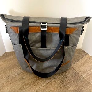 A perfect travel or work bag. Fits camera gear, laptops, adjustable sections